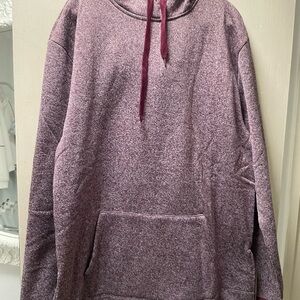 Women  Heathered Burgundy Sweater Dress 2X
